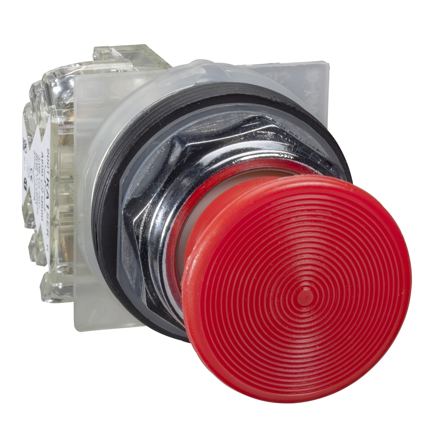 9001KR9R94H13 Harmony Type K Heavy Duty Non-Illuminated Pushbutton, 30 mm, 1NO-1NC Contact, Red