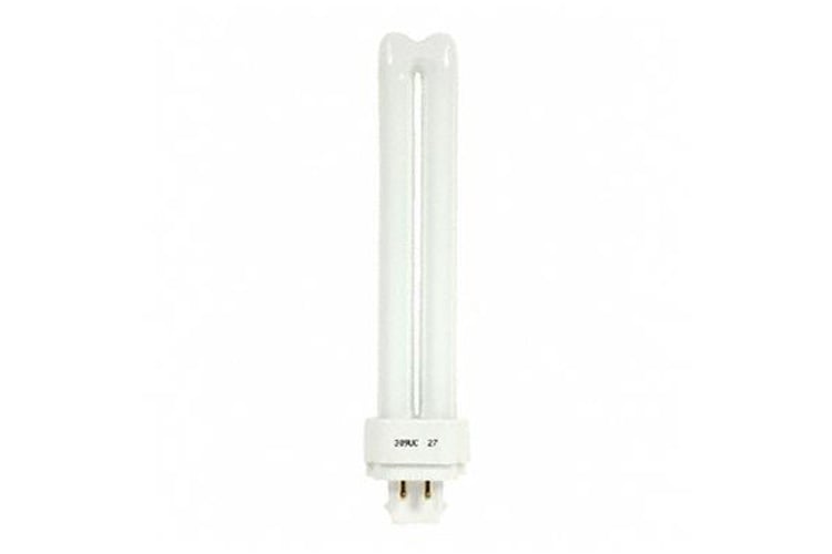 F13DBX/827/ECO4P Dimmable Plug-In Compact Fluorescent Lamp, 13 W, G24q-1 Lamp, T4 Double Tube Shape, 900 Lumens