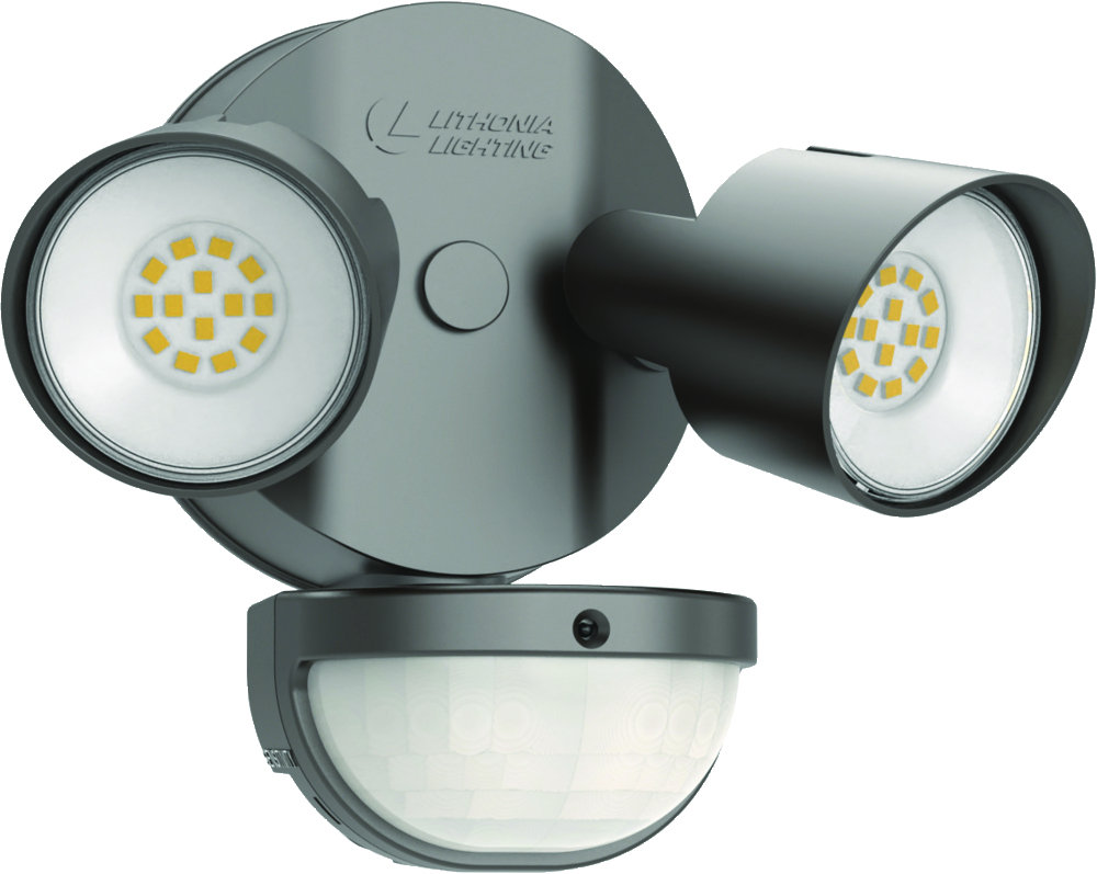 HGX LED 2RH 40K 120 MO DDB M2 LED Security Flood Light with Motion Sensor, Dual Head, Bronze