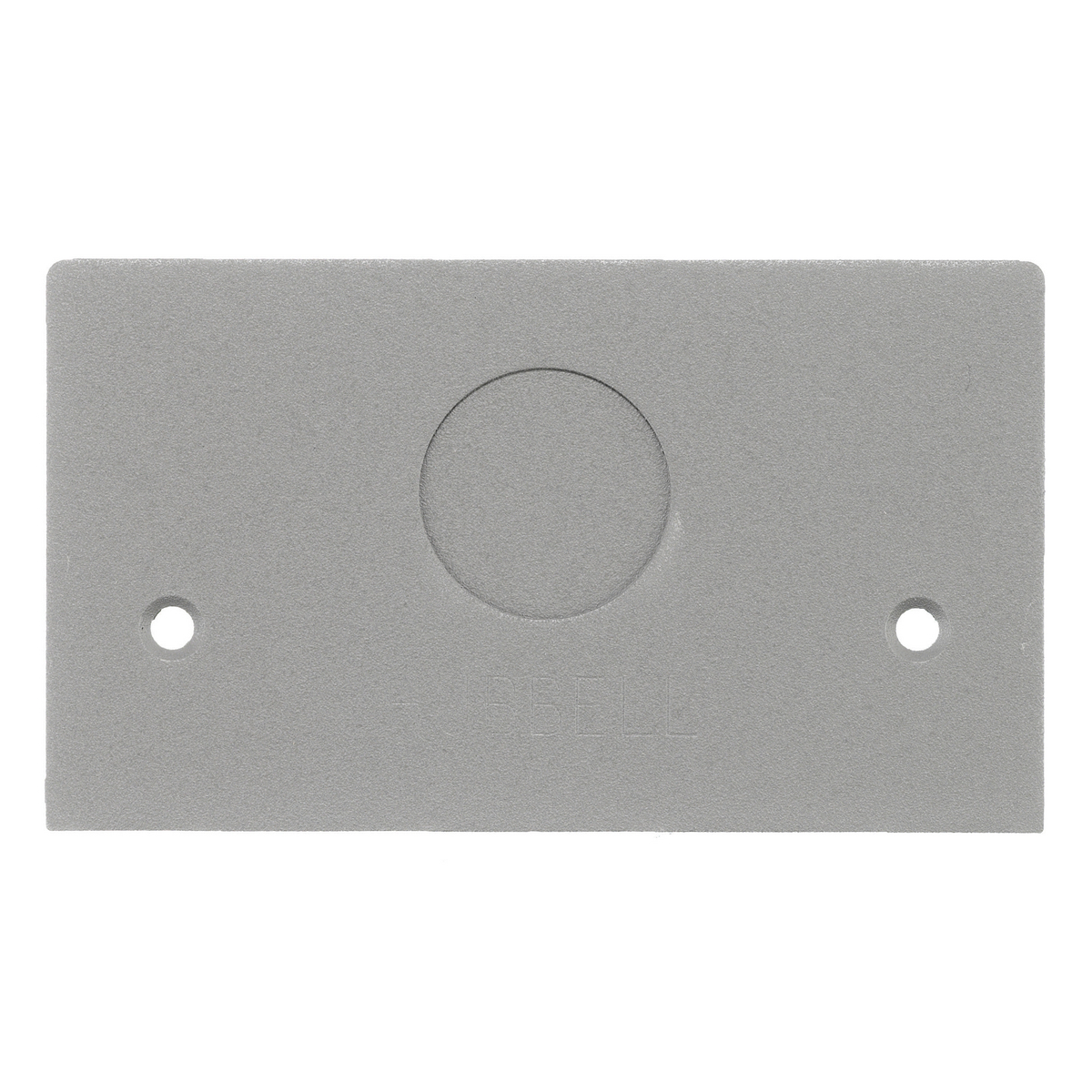 SS2309FGYA FRPT Pedestal Standard Faceplate, Aluminum