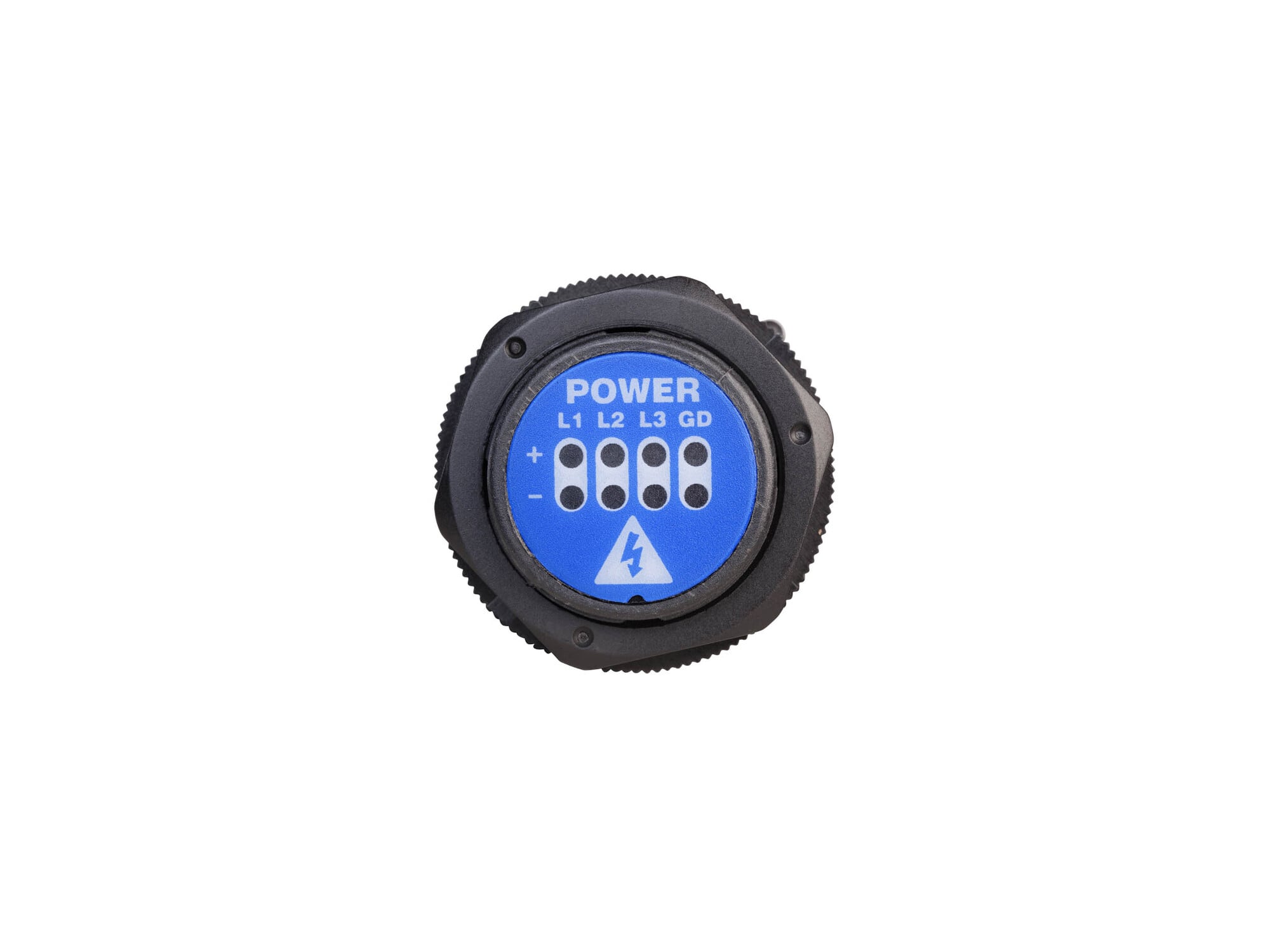 R-3F2-L24 Isolated Thru-Door Optical Cable Voltage Indicator, 20/600 VAC, 20/1000 VDC, 1.2 W, Panel Mount, UL Listed