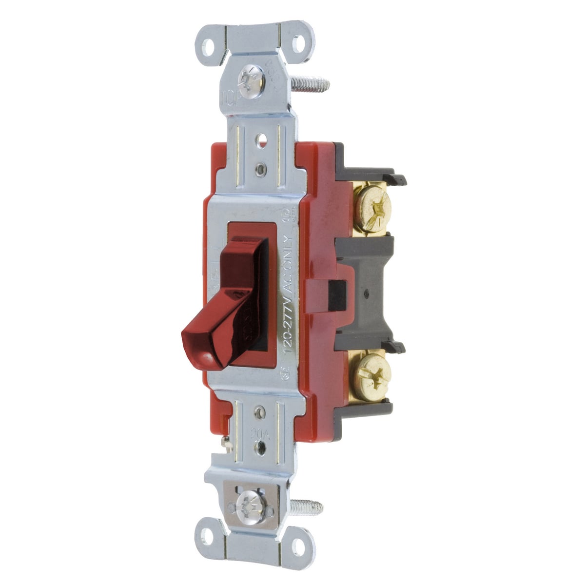 1223R 3-Way 2-Position Heavy Duty Standard Toggle Switch, 120 to 277 V AC, 20 A, 5540 W Power Rating, 2-Position Contact
