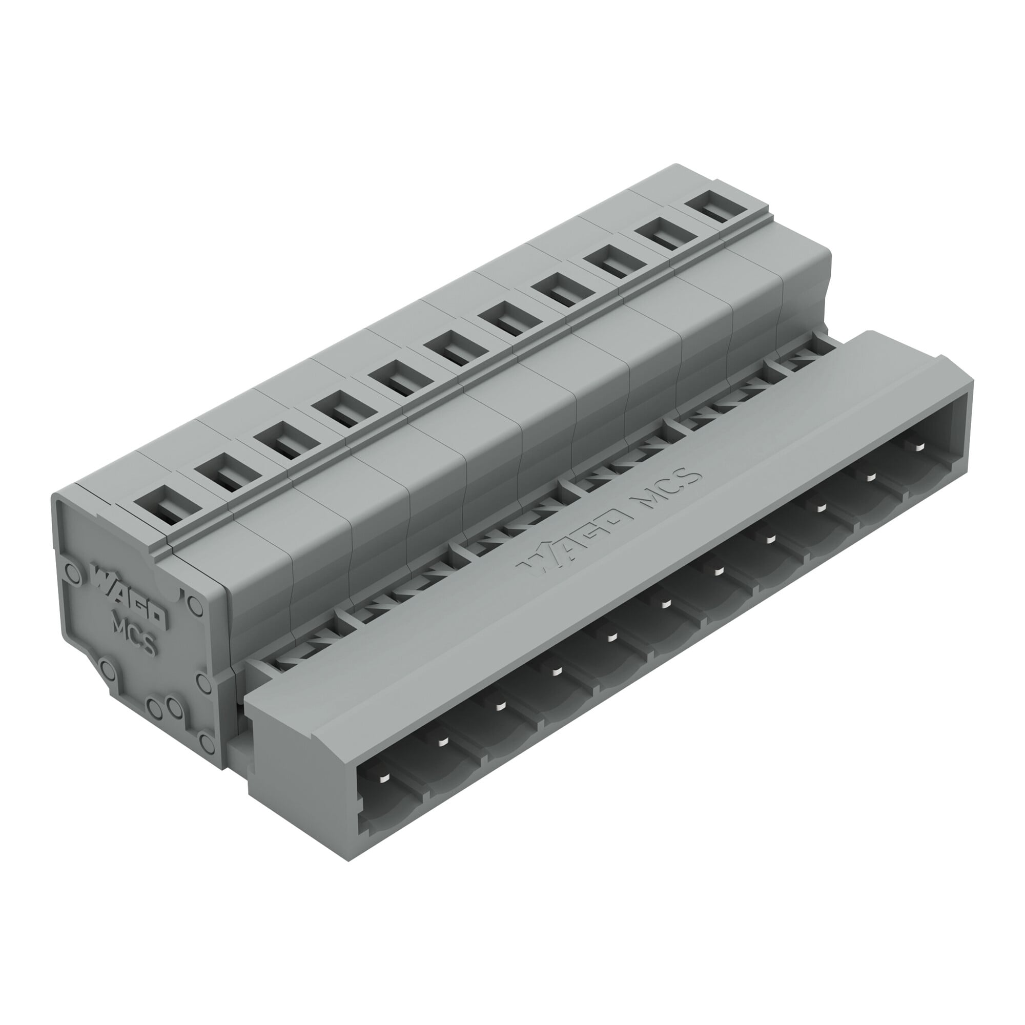 231-611 Operating Tool 1-Conductor Male Connector, 630 V, 12 A, 28 to 12 AWG Wire, 11 Poles
