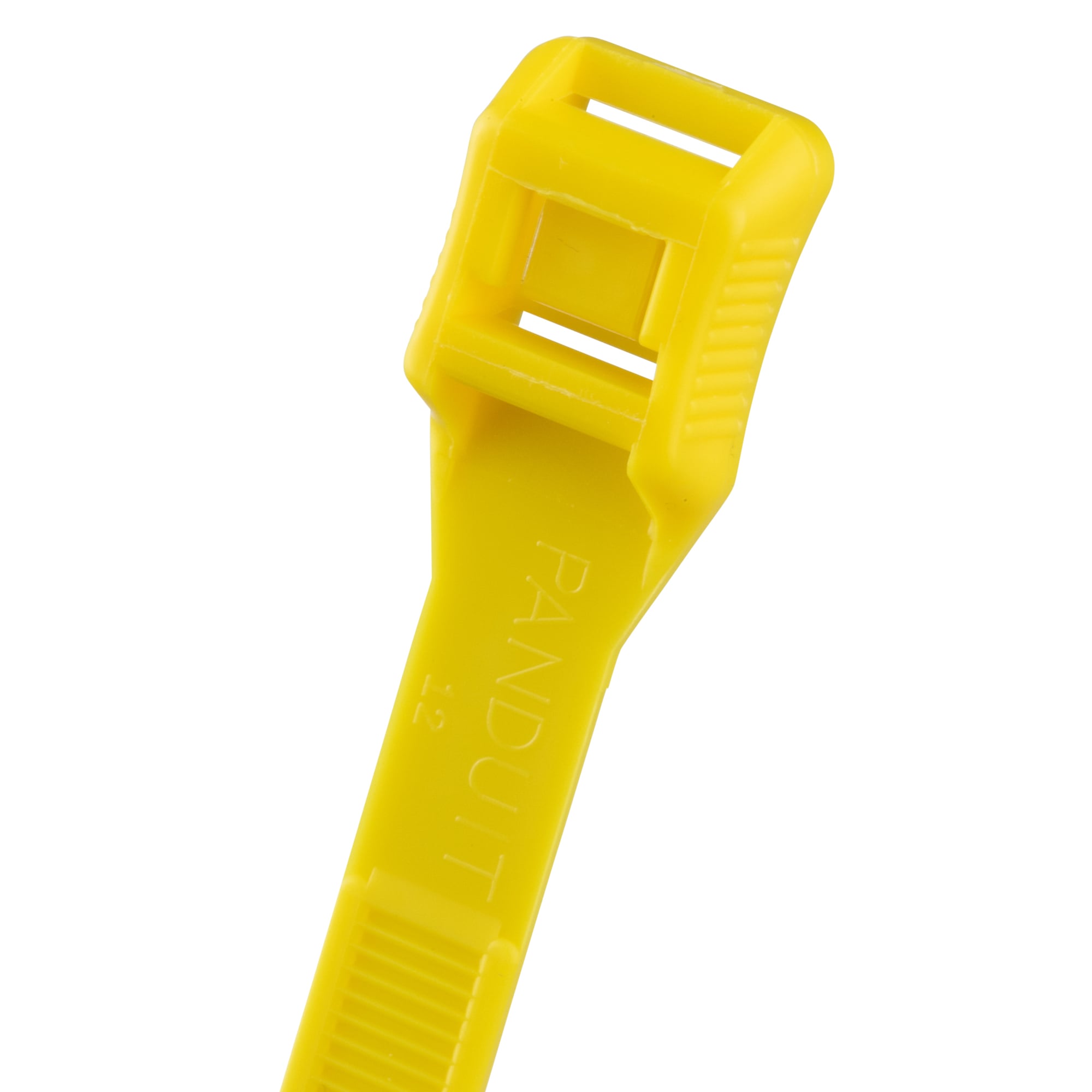 IT9100-CUV4Y Belt-Ty IT Series Weather-Resistant Light Heavy Cross Section In-Line Cable Tie, 14.1 in L x 0.35 in W x 0.065 in THK, Nylon 6.6, Yellow