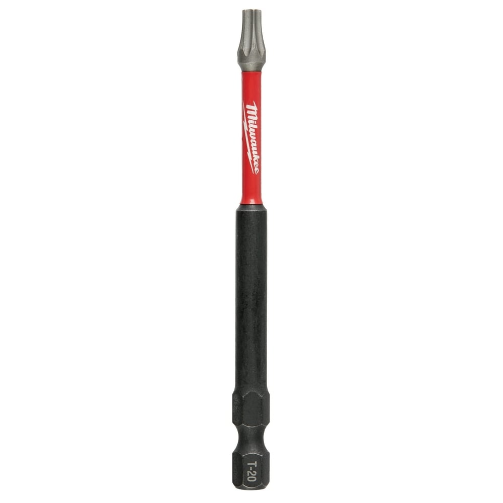 48-32-4395 Shockwave Impact Duty Impact Power Bit, T20 Torx Point, 3-1/2 in OAL, 1/4 in, Custom Alloy76 Steel