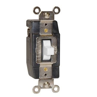 1081-W Center OFF Grounding Low Voltage Momentary Contact Standard AC Quiet Toggle Switch, 24 V AC/DC, 3 A, SPDT Contact