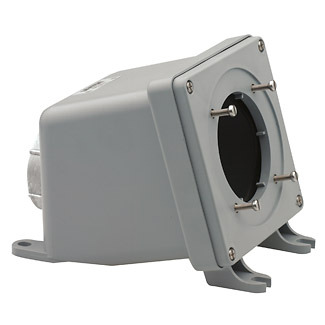 BX100-V Watertight Back Box, 6.3 in H x 5.71 in W x 8.23 in D, For Use With 100 A Pin and Sleeve Inlet and Receptacle, Valox 357