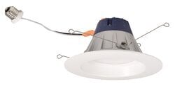 LED13.5RT56RGBWZBS+/73741 Dimmable Recessed Downlight Kit, 13.5 W Fixture, 120 VAC