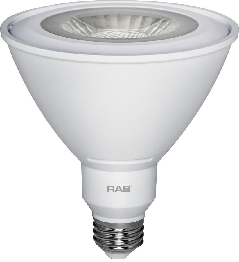 PAR38-15-840-40D-DIM Flood and Spot Light LED Lamp, PAR38, E26, 15W, 1050 LM, 4000K, 80 CRI, 120V, Dimmable