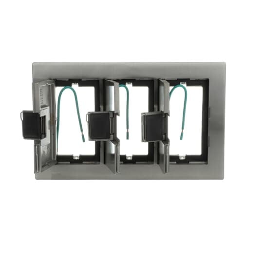 E9763SS Carlon Multi-Gang Floor Box Cover, 11-1/2 in L x 7.13 in W, Stainless Steel
