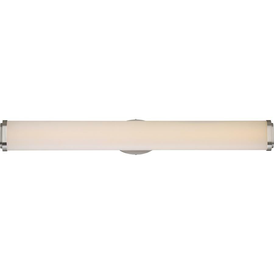62-915 Nuvo Pace Contemporary Dimmable Vanity Fixture, (1) Lamp, 120 VAC, Brushed Nickel Housing