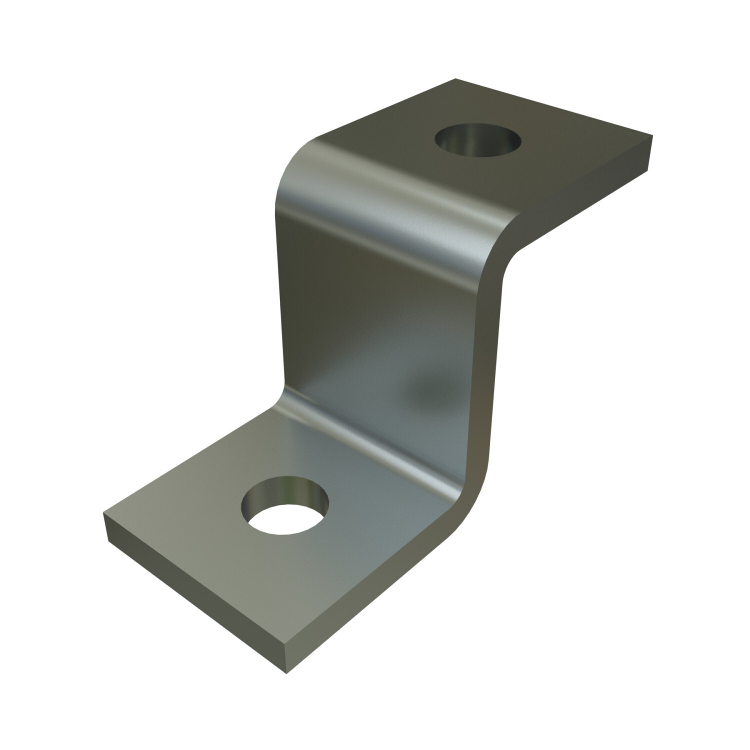 P1347-EG Channel Z-Shaped Fitting, 2 Holes, 1-5/8 in W, For Use With 1-5/8 in W Series Channel, HRPO Steel