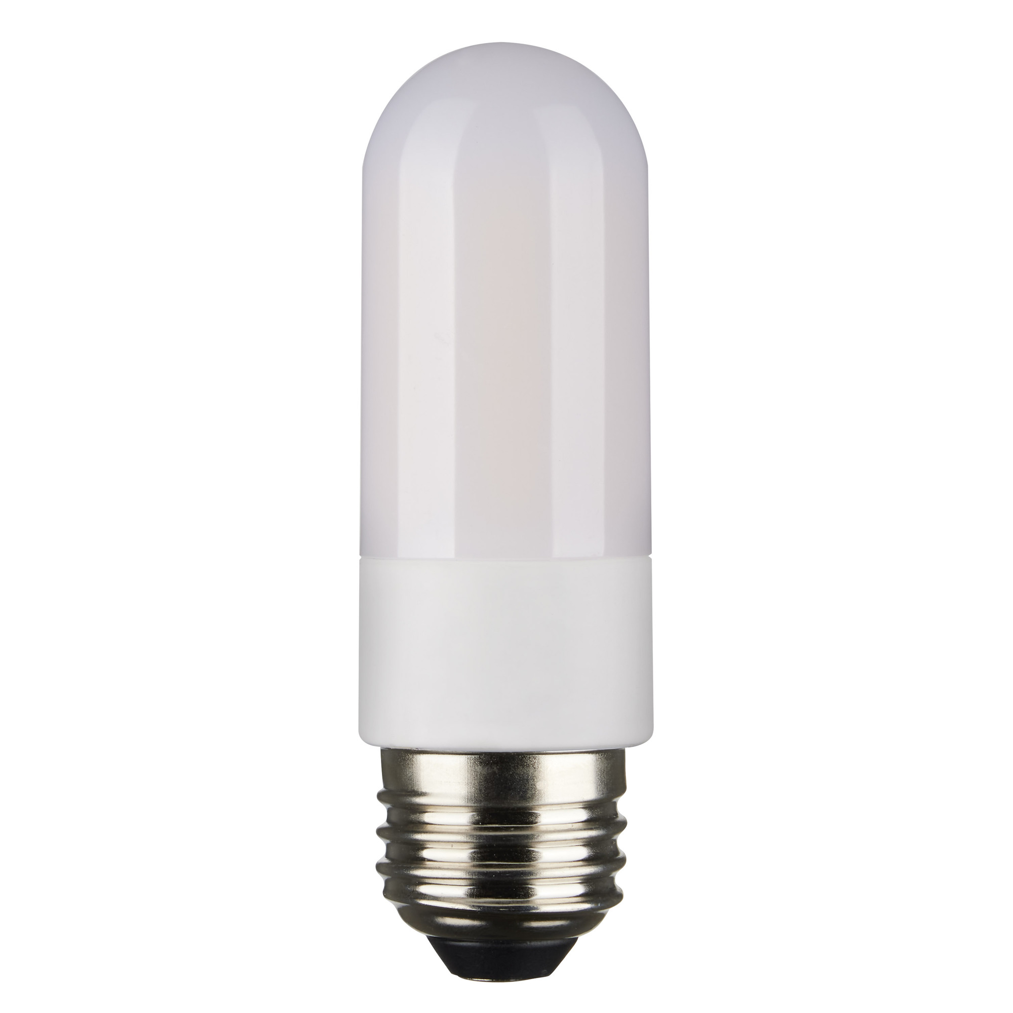 S11225 Light Bulb, 8 W, 60 W Incandescent Equivalent, E26 Lamp Base, Tubular Shape, 860 Lumens