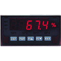 PAXP0010 DC Powered Dual Range Process Input Meter, 20 mA, 10 V DC Measuring, 3.8 in L x 4.1 in W x 1.95 in H, Flame Resistant Case, 0.01 % Accuracy, LED Display