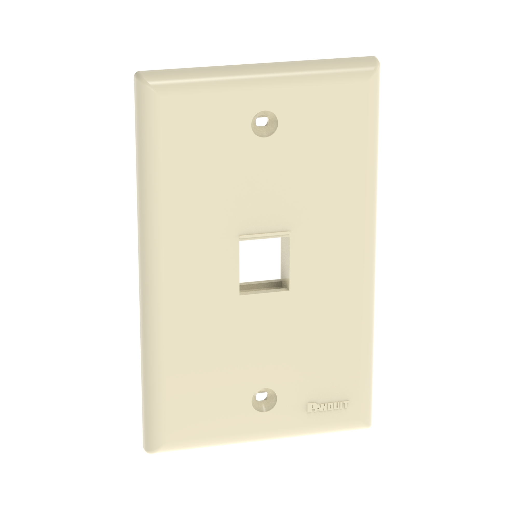 NetKey Faceplate, 1-Port, Electric Ivory