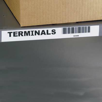 T038X000VPC-BK P1 Continuous Cassette Tape, 25 ft L x 0.38 in W, Black/White, Vinyl, Acrylic Pressure Sensitive Adhesive