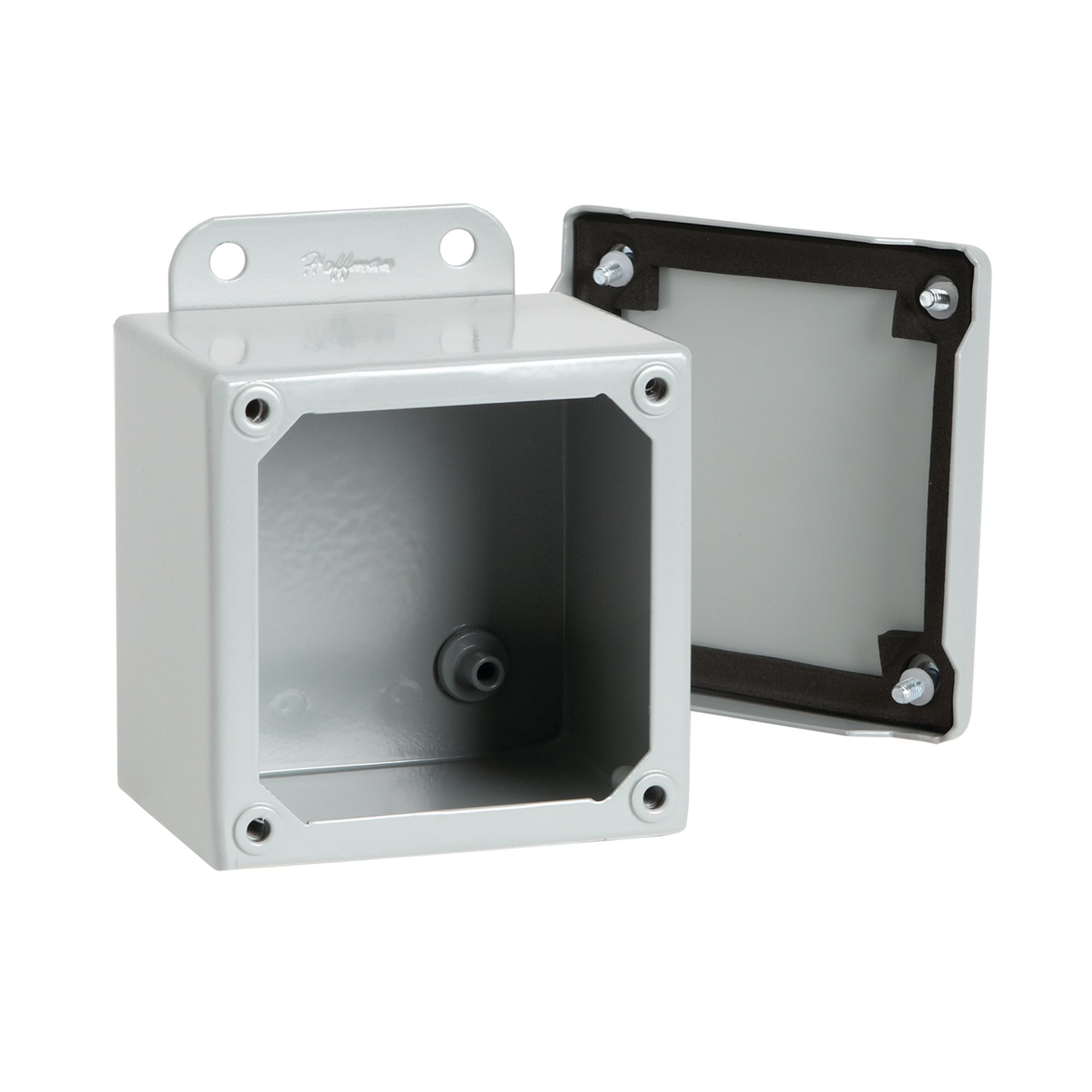 A121010SC A51SC Junction Box, 12 in H x 10 in W x 10 in D, Screw/Solid Cover, NEMA 12/IP65 NEMA Rating, Steel