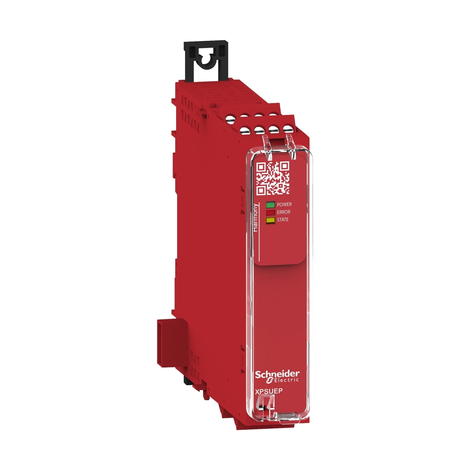 XPSUEP34AP Preventa Safety Module, 0.89 in W x 4.61 in D x 4.3 in H, 48 to 240 V AC/DC, 8 A, 4NO-2NC Contact