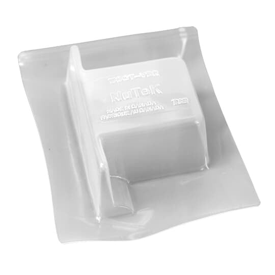 WOCTVB NuTek Vapor Barrier, For Use With WOCT and 2WSW Two-Gang Switch Boxes, Non-Metallic Sheathed Cable, Polyethylene, Gray