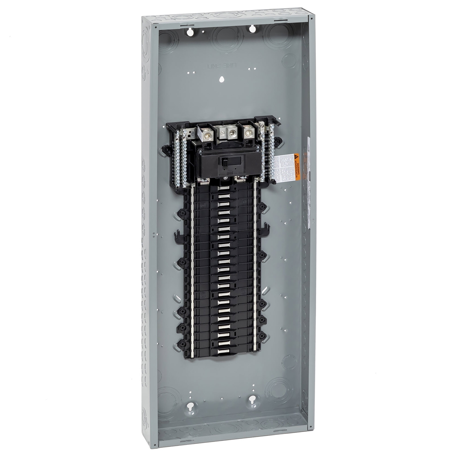 QO142M225P 1-Phase 3-Wire Convertible Main Neutral Load Center, 120/240 V AC, 225 A, 22 kA Interrupt