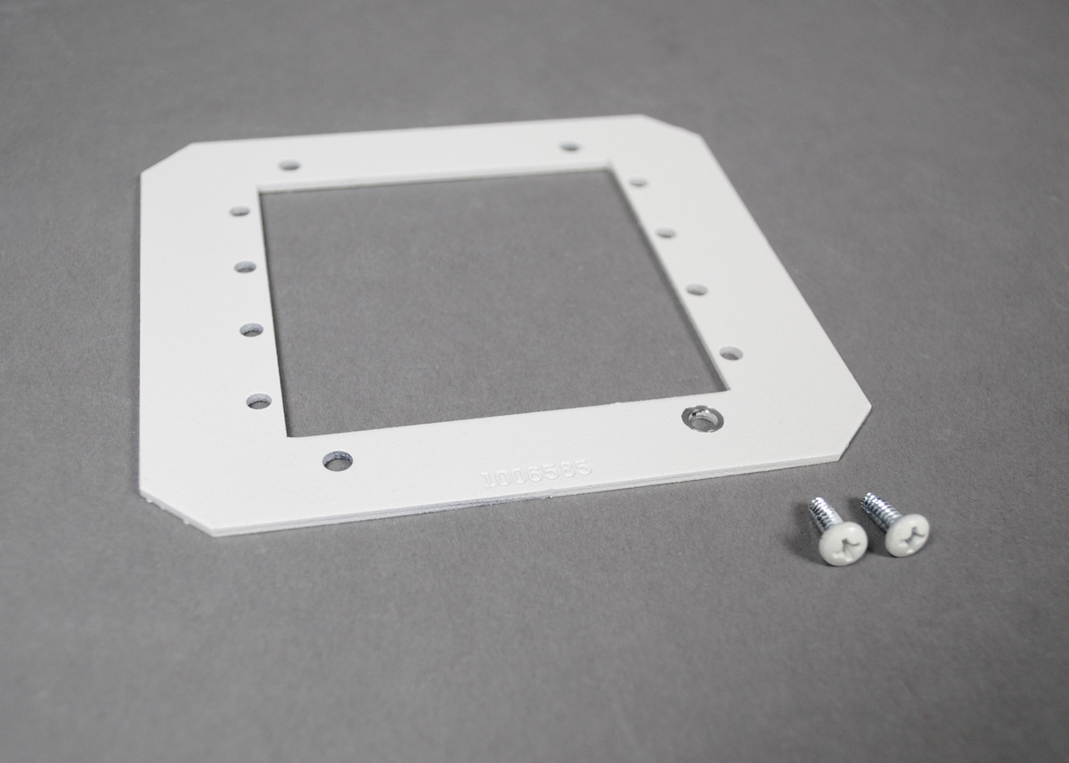 8AAP Center Mount Unassembled Device Plate, 2 Gangs