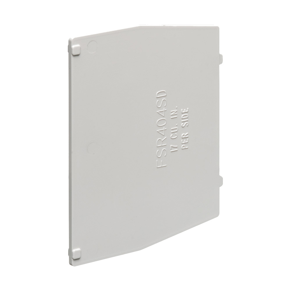 FSR404SD Voltage Divider, 3.581 in L x 0.141 in W, Plastic, For Use With 4 x 4 Non-Metallic Outlet Box