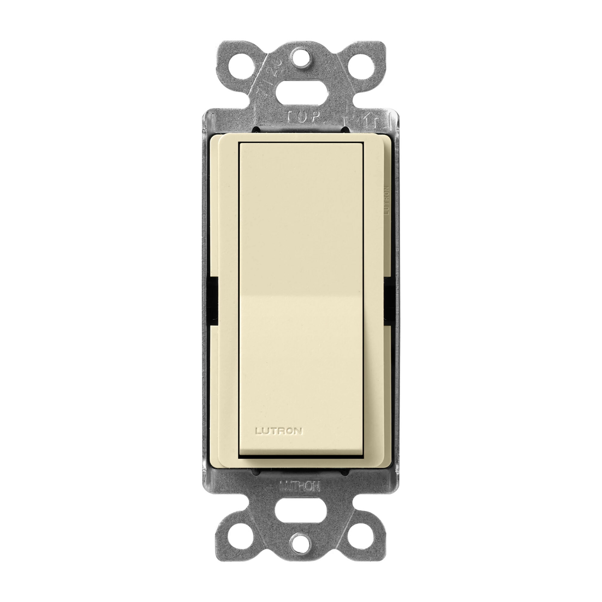 SC-3PS-SD Claro On/Off Rocker Switch, 15 Amp, 1 Pole/3-Way, Satin, Sand