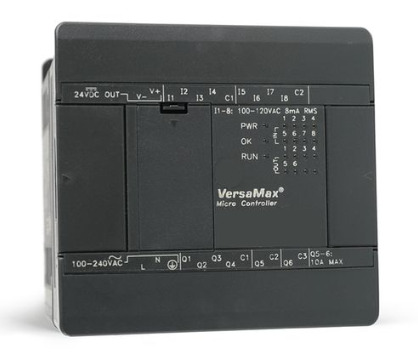 VersaMax Micro 64 point PLC,(40) 24VDC In, (24) Relay Out, 24VDC Power Supply
