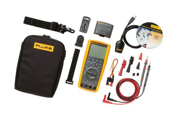 FLUKE-289/FVF Digital Multimeter Kit, 1 kV AC, 10 A, 500 Ohm to 50 MOhm, VGA Dot Matrix Display