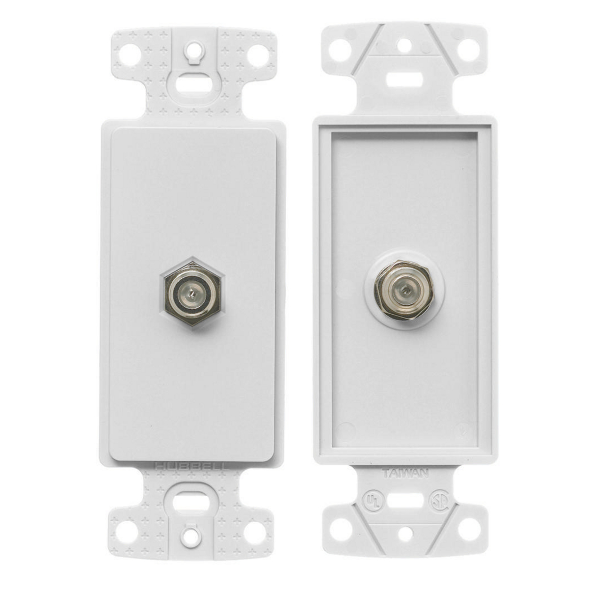 NS780W 1-Gang Standard Molded-In Decorator Frame, Female Connection, Wall Mount