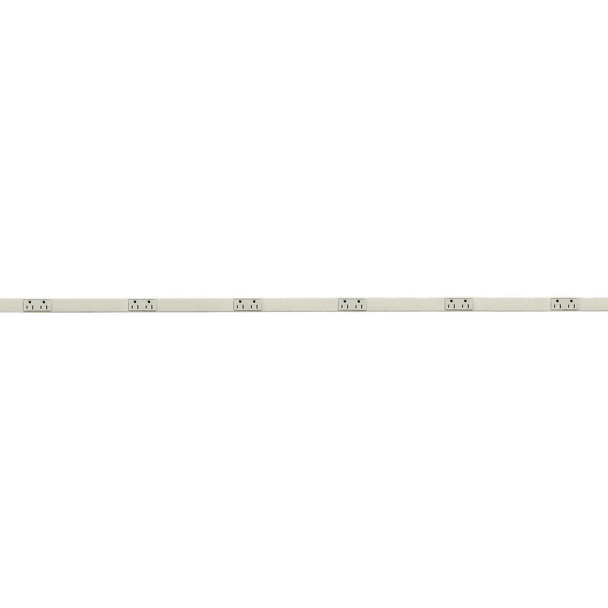 HBL20GBA612IV Fully Insulated Pre-Wired Standard Metallic Raceway, 6 ft L x 1-1/2 in W x 1 in H, Steel