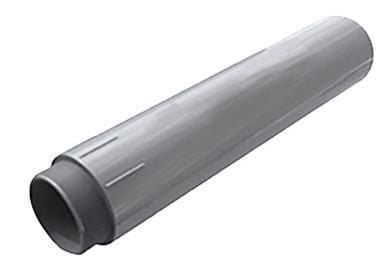 68065 Slip Meter Riser With Terminal Adapter, 2 in Trade, PVC