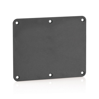 3265-E Blank Cover Plate, 5.3 in L x 4.3 in W, Polycarbonate