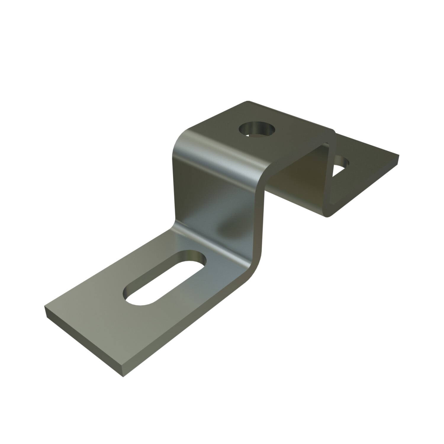 P1049-EG Channel U-Shaped Fitting, 3 Holes, 8-1/2 in L x 1-5/8 in W, For Use With 1-5/8 in W Series Channel, HRPO Steel