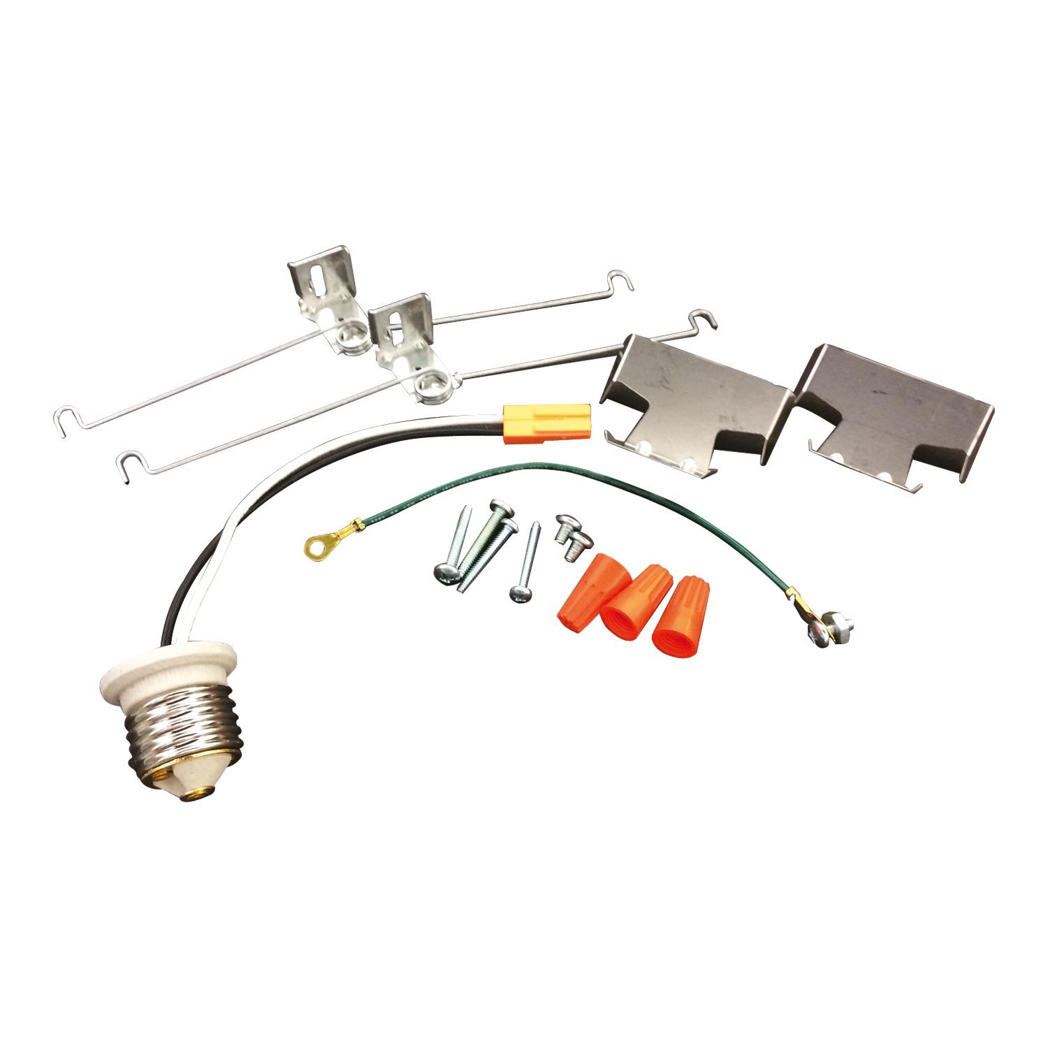 SLD6ACCKIT Halo Retrofit Hardware Kit, For Use With 6 in Surface LED Downlight, Ceiling Mount