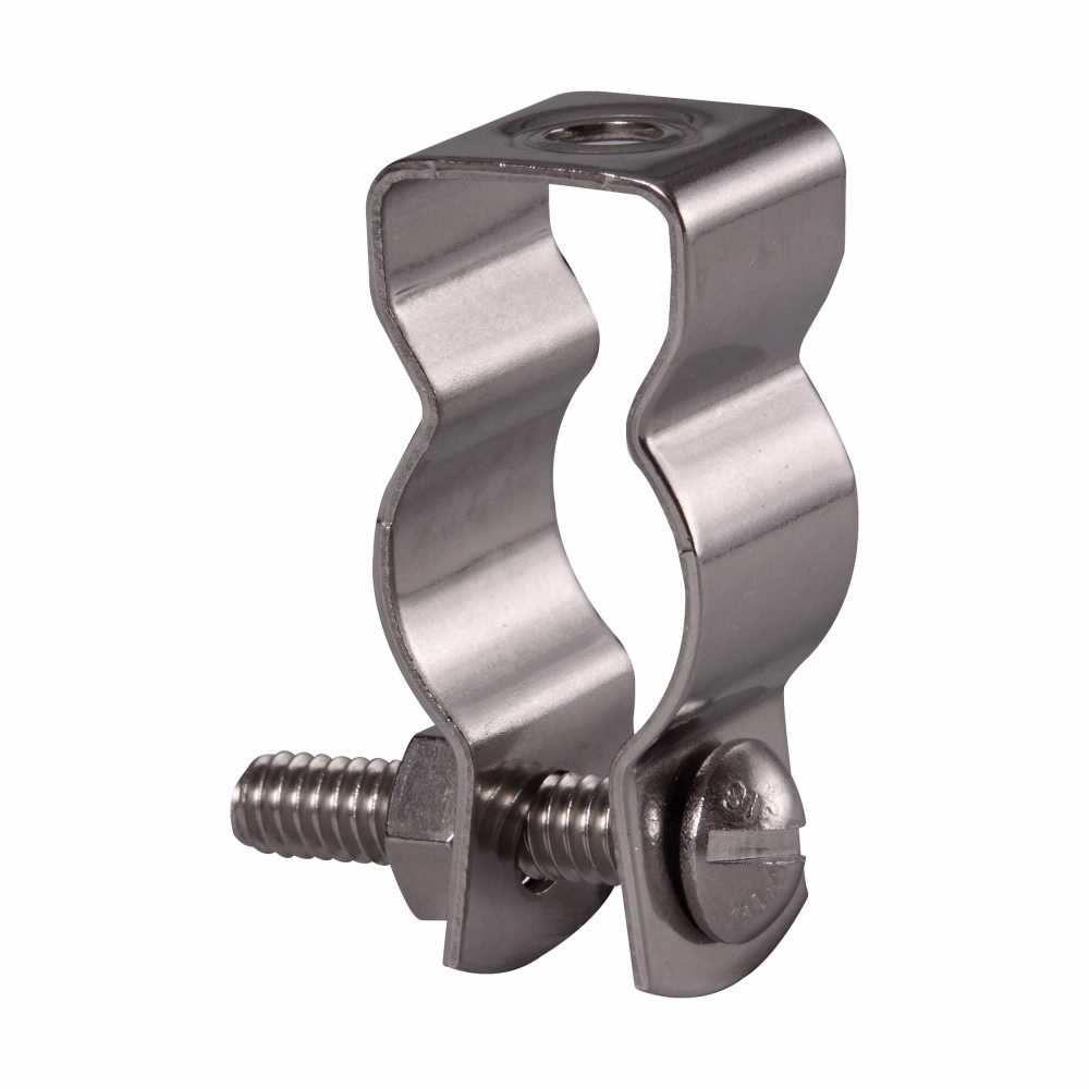 0BSS316 Conduit Hanger With Bolt, 1/2 in, For Use With IMC/Rigid Conduit, 316 Stainless Steel