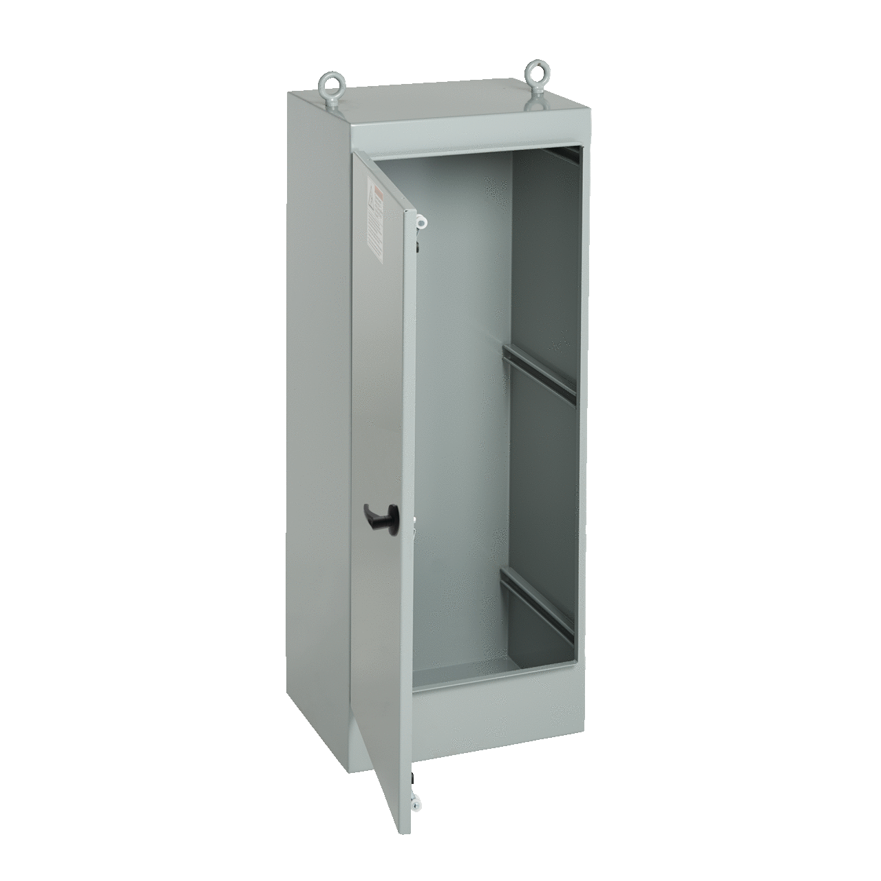 A722418FS A30 1-Door Single Access Enclosure, 72.06 in L x 24.06 in W x 18.06 in D, NEMA 12/IP55 NEMA Rating, Steel