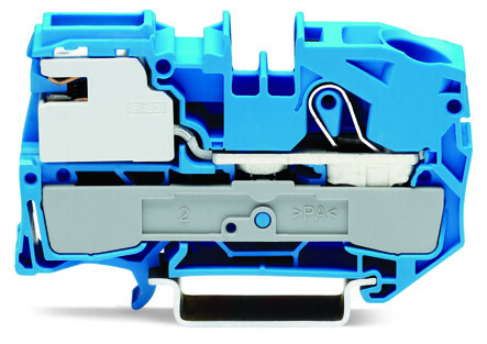 2016-7114 Operating Tool Disconnect Terminal Block, 250 V, 72 A, 14 to 6 AWG Wire, 1 Poles, DIN Rail Mount