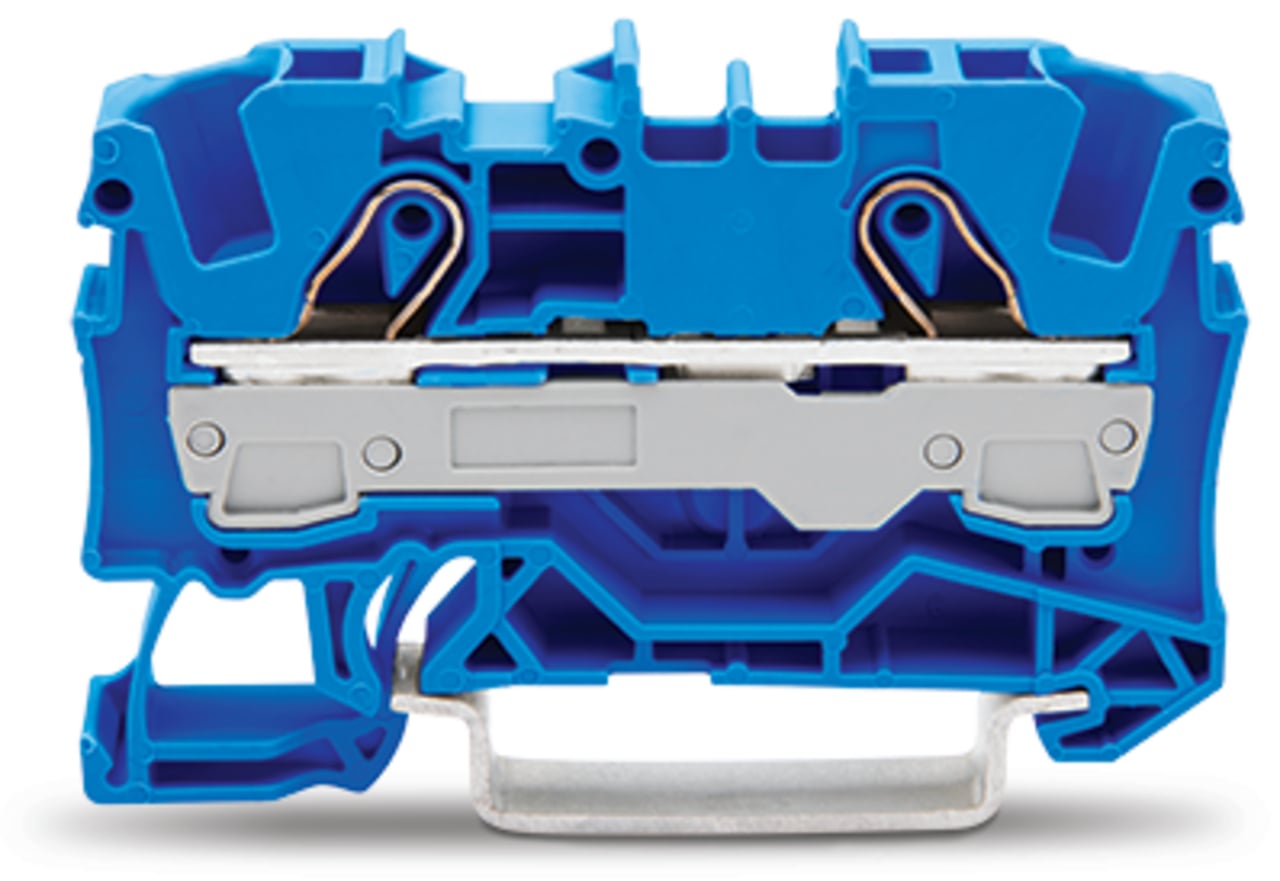 2006-1204 2006 2-Conductor Terminal Block, 800 V, 41 A, 20 to 8 AWG Wire, DIN Rail Mounting