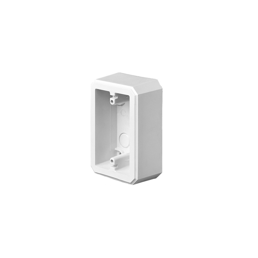 FS8161 1-Piece Weatherproof Device Box, Plastic, 18.6 cu-in Capacity, 1 Gang, 5.093 in L x 3.312 in W x 2.174 in H