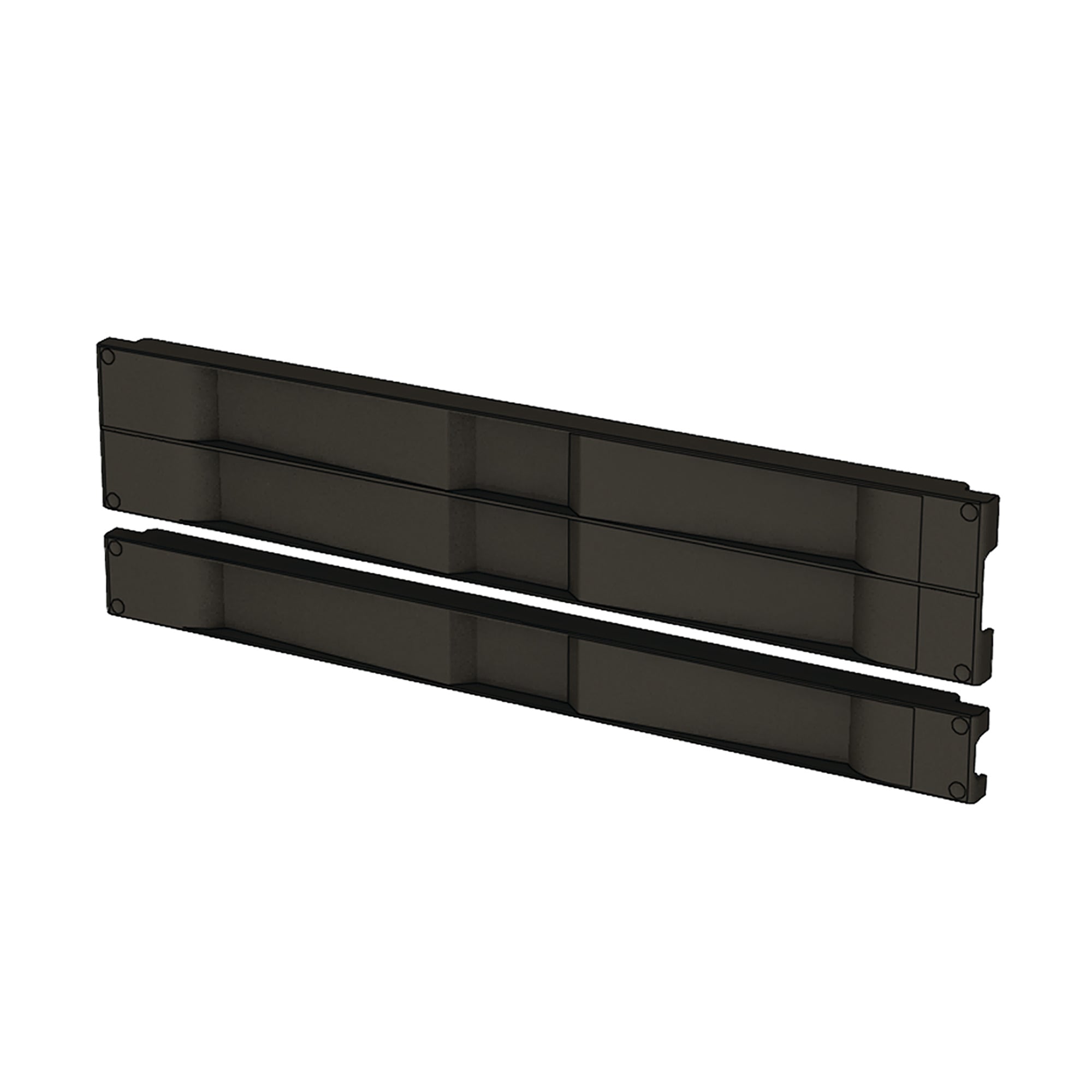 D19BPT2RU DACCY Toolless Blanking Panel, Thermoplastic, Black