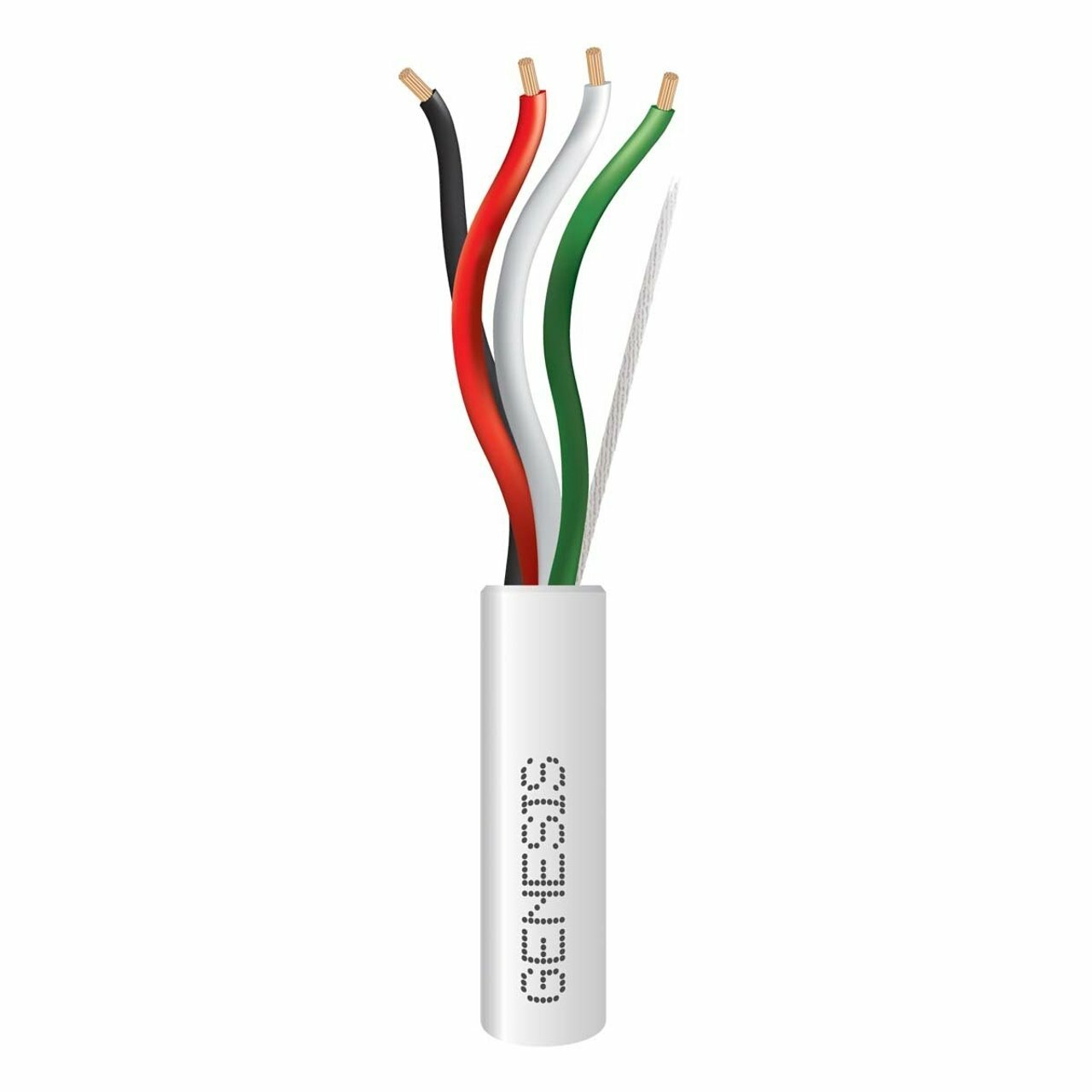 18/4 STRANDED CABLE - 1000 FT PULL BOX - WHITE