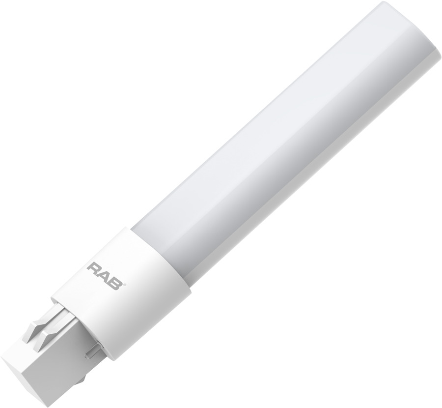 PLS-5.5-H-840-HYB Type A/B Hybrid Compact Lamp, 5 W, GX23 Lamp, PLS Shape, 500 Lumens