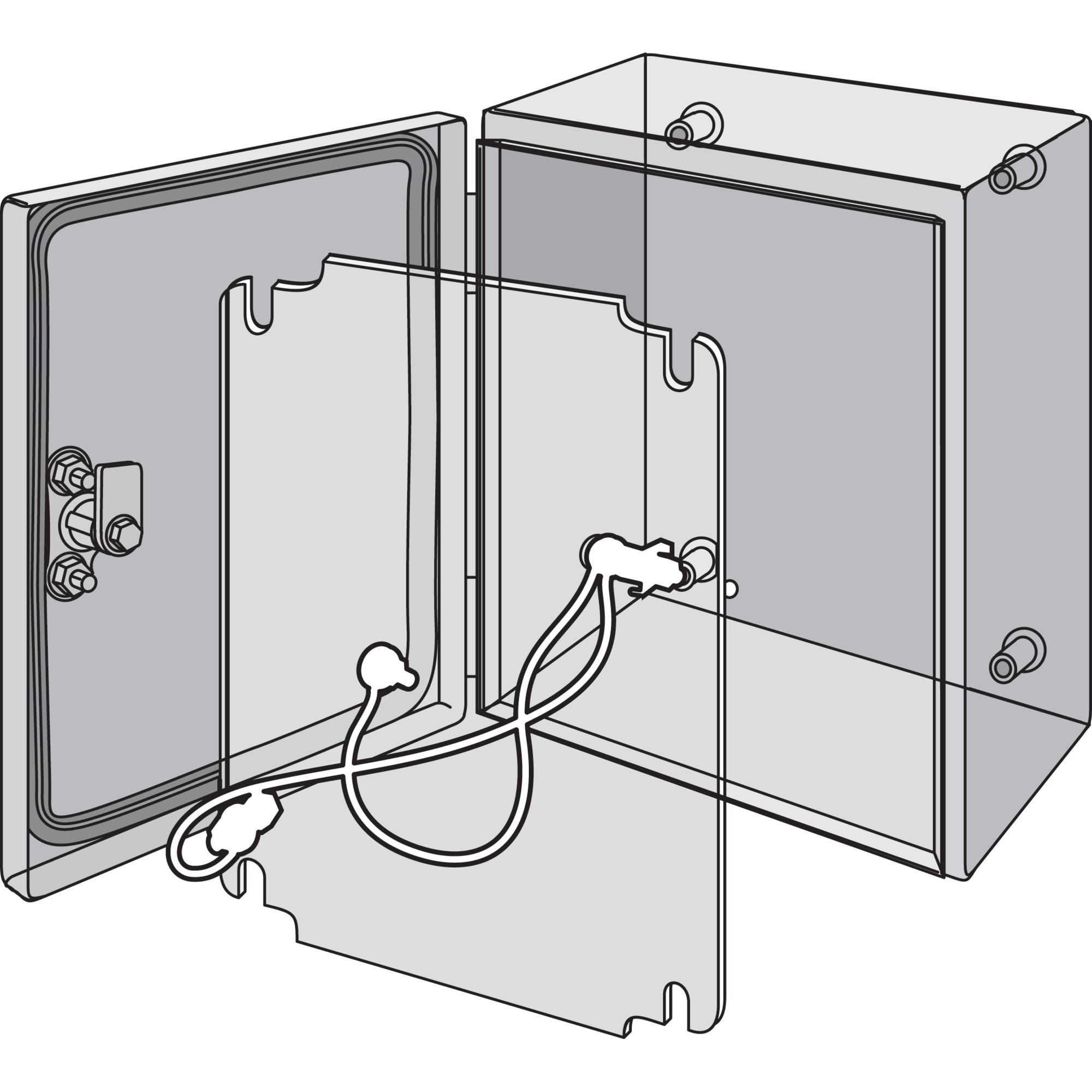 LLGK InLine A54Y Grounding Kit, Copper