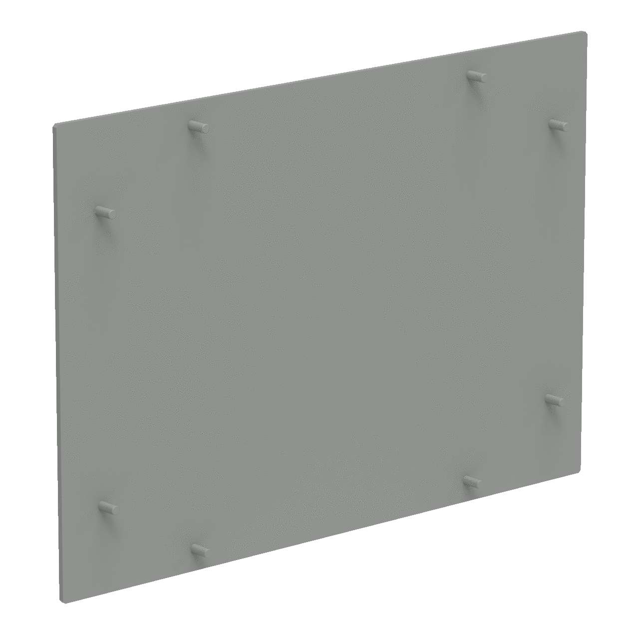 CPFP3545 Concept C2 Replacement Front Plate, 18.16 in W, For Use With CONCEPT 13.78 x 17.72 in HMI Enclosures, Aluminum
