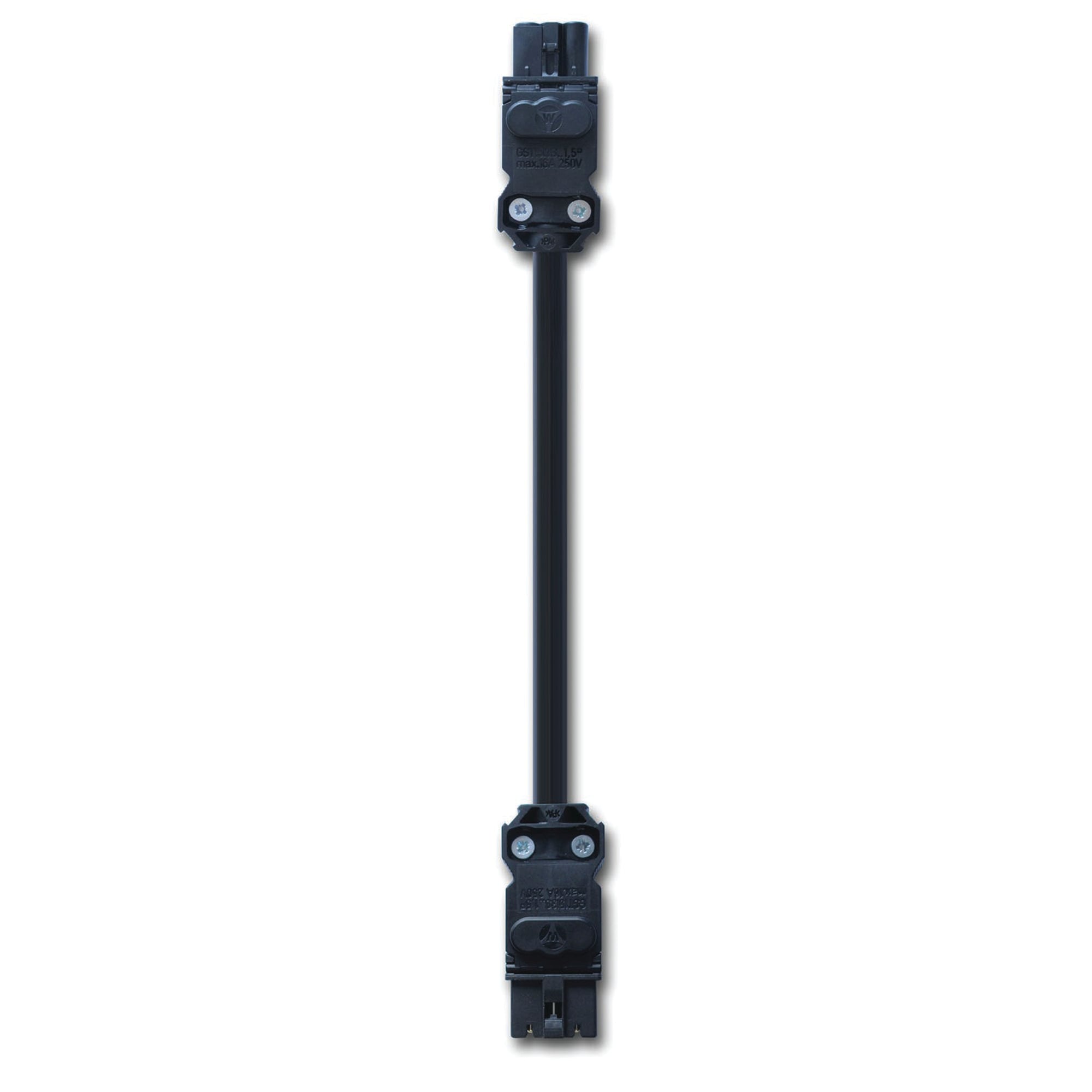 ELC1001TBUL 3-Pole Through Wiring Cable, For Use With EL LED Enclosure Light, 100 to 240 V AC Input Voltage, 250 V AC Rated Voltage, 10 A Rated Current, Through Wiring Connection, Copper, Black