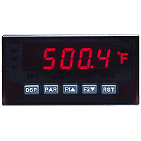 PAXT0000 AC Powered Thermocouple and RTD Meter, 3.8 in L x 4.1 in W x 1.95 in H, Flame Resistant Case, LED Display