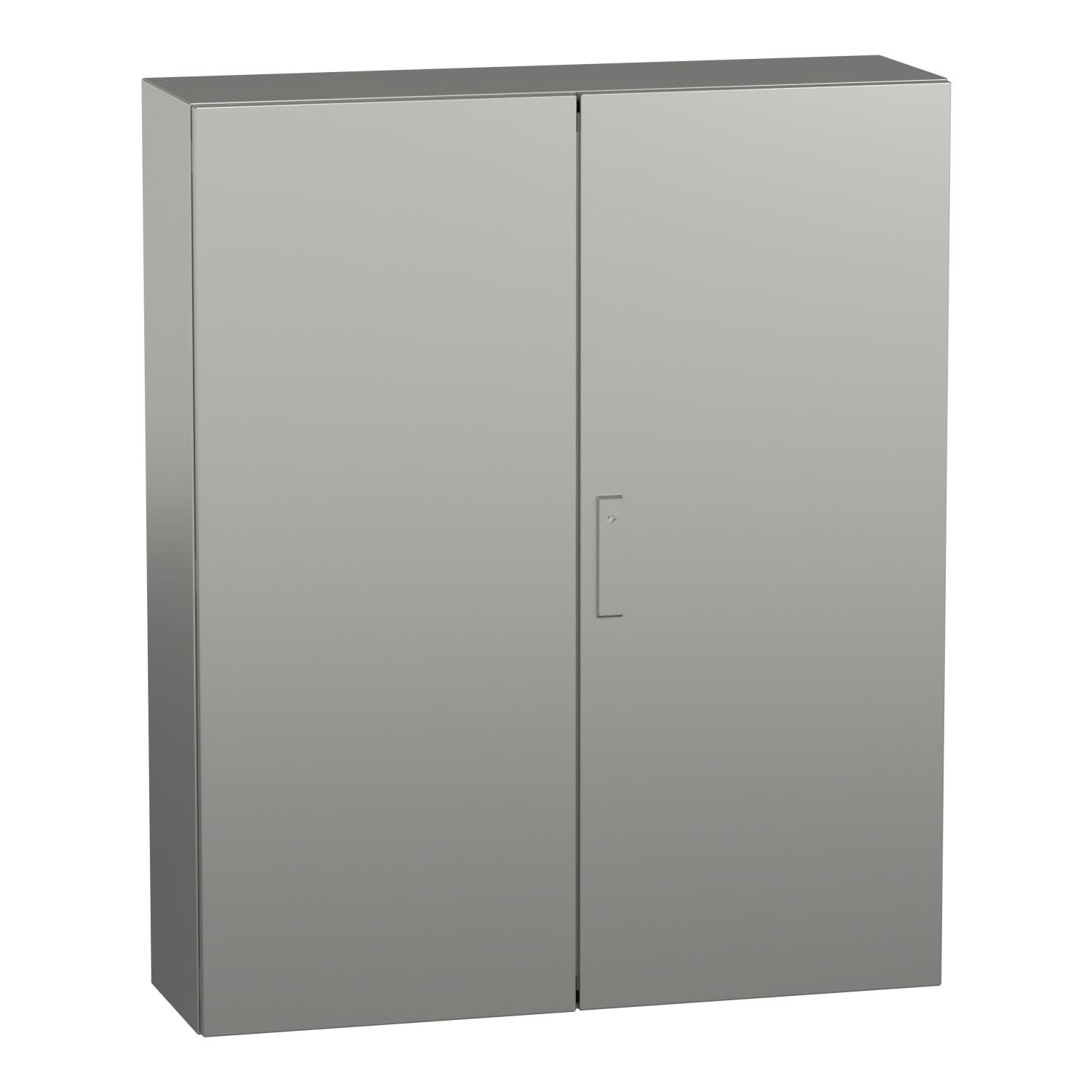 NSYS3X121030 Spacial S3X 2-Door Compact Multi-Purpose Wall Mount Enclosure, 1000 mm W x 300 mm D x 1200 mm H, 304L Stainless Steel/Zamak/Securit Glass