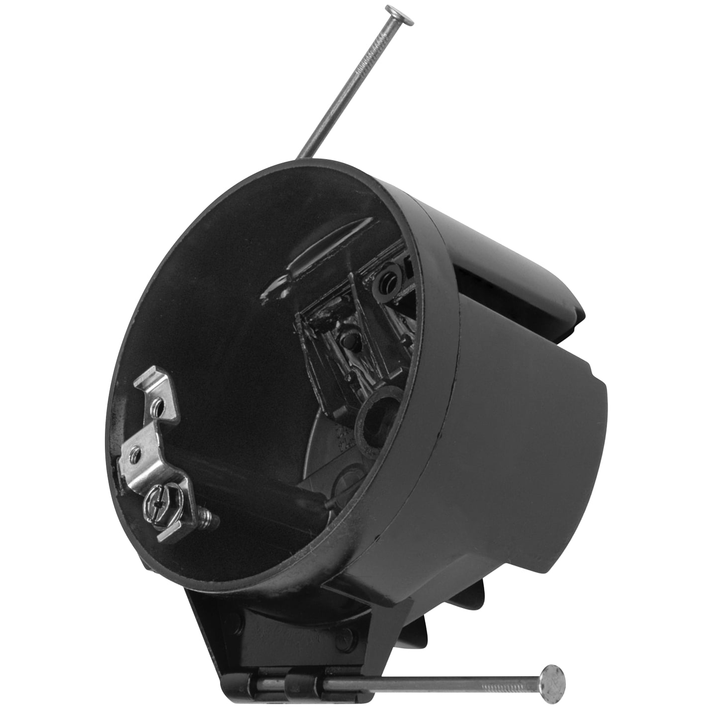 3R-16-NGP Carlon Nail-On Non-Metallic Ceiling/Fixture Outlet Box, Polycarbonate, 16 cu-in Capacity, 2-1/4 in D