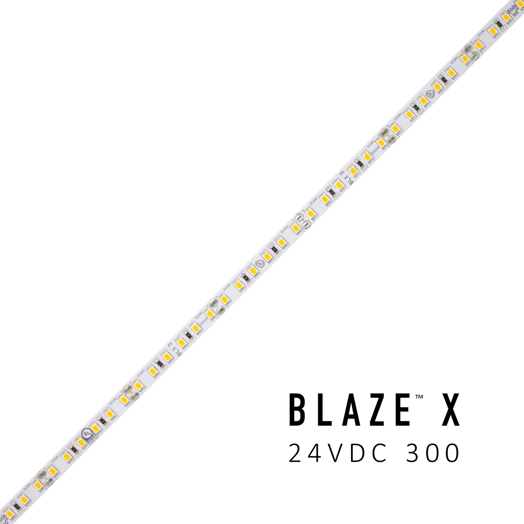 BLAZE X 300 LED Tape Light, 24V, 2400K, 100 ft. Spool